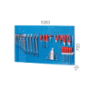 CHEMITOOL Tool Pegboard 1080x700mm