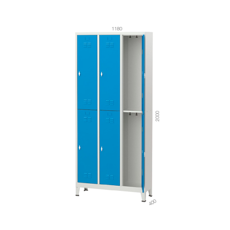 CHEMITOOL Six Half Doors Locker