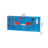 CHEMITOOL Tool Pegboard 980x450mm