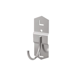 GANCHO CURVO 40MM PAINEL PERFURADO