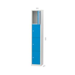 ARMARIO PPE 4 COMPARTIMENTOS RAL5015