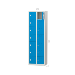 ARMARIO PPE 14 COMPARTIMENTOS RAL5015