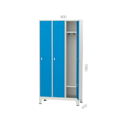 ARMARIO VESTIARIO TRIPLO RAL5015