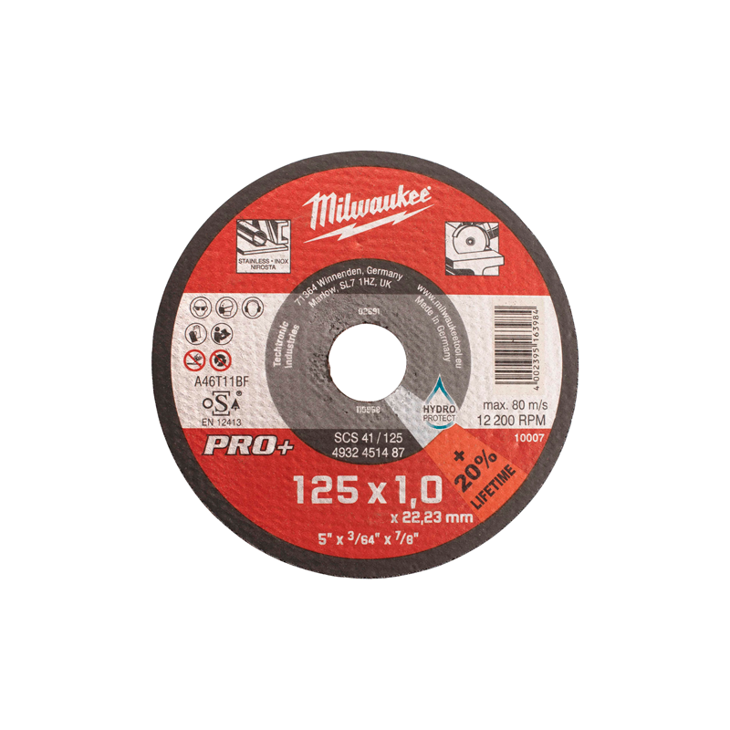 Caixa metálica com 10 discos PRO+ 1mm -