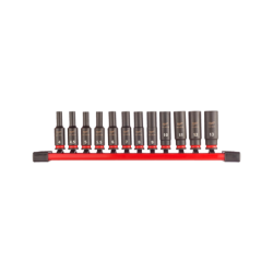 MILWAUKEE 1/4' Impact Socket Set - 12 piece