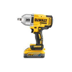 Chave Impacto sem Escovas XR 18V POWERSTACK Li-Ion 5Ah 1/2' Alto Par com Anel de Retenção DEWALT