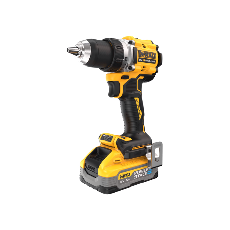 Berbequin Aparafusador Compacto sem Escovas XR 18V POWERSTACK Li-Ion 5Ah DEWALT Berbequin Aparafusador Compacto sem Escovas XR 18V POWERSTACK Li-Ion 5Ah DEWALT