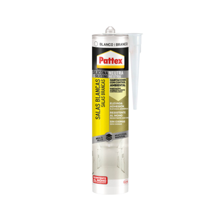 Silicona Neutra Salas Blancas 280ml PATTEX