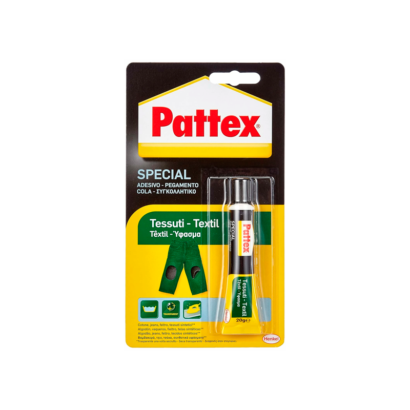 Pegamento Instantáneo Especial Textil 20g PATTEX Pegamento Instantáneo Especial Textil 20g PATTEX