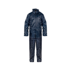CHEMITOOL Size XL Navy Blue Rain Suit