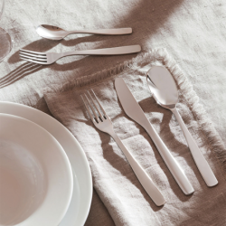 Set of 6 Matte Monobloc Table Knives – Knifeforkspoon