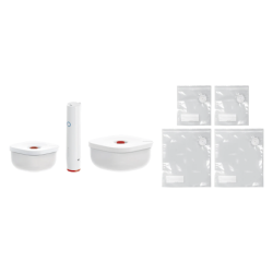 Set de 2 Recipientes de Vacío+Bomba+Bolsas - Save-It