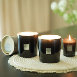 Rechargeable Scented Candle 450gr Amber - Ambre