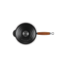 Tacho com Cabo de Madeira 18cm Preto Onyx - Tradition