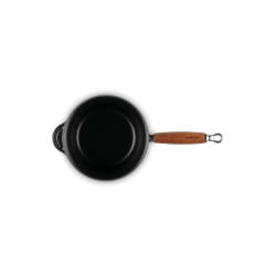 Tacho com Cabo de Madeira 18cm Preto Onyx - Tradition