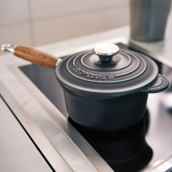 Saucepan with Wooden Handle 18cm Black Onyx - Tradition