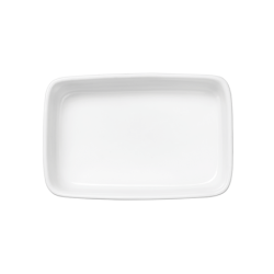 Rectangular Oven Dish 21x14cm White - Grande Al Forno