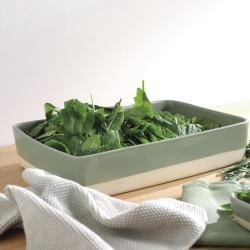Rectangular Oven Dish 21x14cm Sage - Grande Al Forno