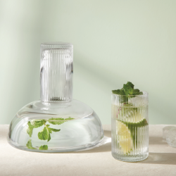 Carafe with Drinking Glass 1,3L Transparent - Juna
