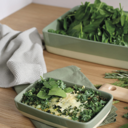 Rectangular Oven Dish 36x26cm Sage - Grande Al Forno