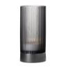 Glass Lantern with Base Grey Ø8cm - Juna