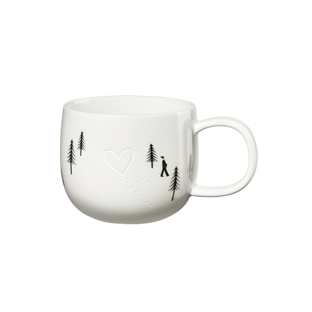 Mug 400ml Heart in The Snow - Joy
