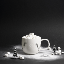 Mug 400ml Heart in The Snow - Joy