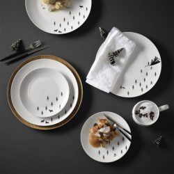 Dinner Plate Snow Tracks - Joy