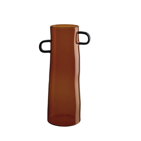 Vase 10x28cm Brown - Rayu