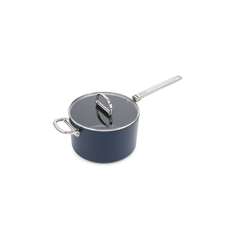 Folding Handle Saucepan 15cm Blue - Space