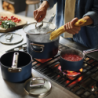 Folding Handle Saucepan 15cm Blue - Space