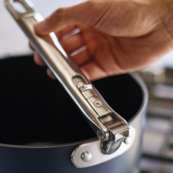 Folding Handle Saucepan 15cm Blue - Space