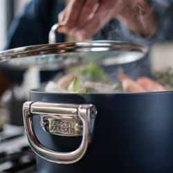 Folding Handle Saucepan 15cm Blue - Space