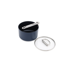 Folding Handle Saucepan 19cm Blue - Space