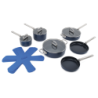 Non-Stick 6-piece Cookware Set Blue - Space