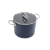 Folding Handle Stock Pot with Lid 25cm Blue - Space