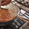 Folding Handle Sauté Pan with Lid 28cm Blue - Space