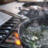 Folding Handle Sauté Pan with Lid 28cm Blue - Space