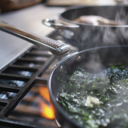 Folding Handle 2-Piece Frying Pan Set Blue - Space