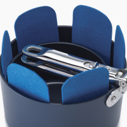 3-Piece Pan Protector Set Blue - Space