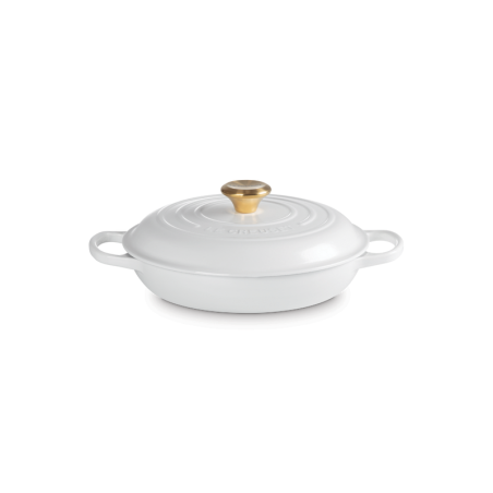 Shallow Casserole 26cm White