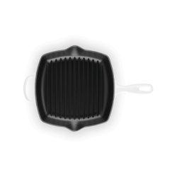 Cast Iron Square Grillit 26cm White