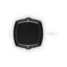 Cast Iron Square Grillit 26cm White
