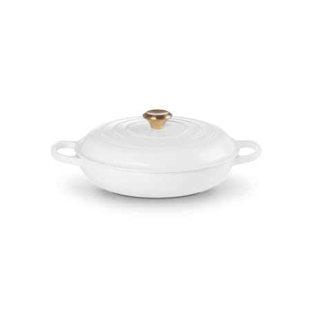 Shallow Casserole 30cm White - Signature
