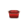 TERRINA RECTANGULAR GRES CEREZA 0,6L