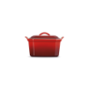 TERRINA RECTANGULAR GRES CEREZA 0,6L