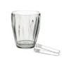 Ice Bucket with Tongs - Aqua