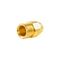 Nipple M12x1 female on M22 male with hex