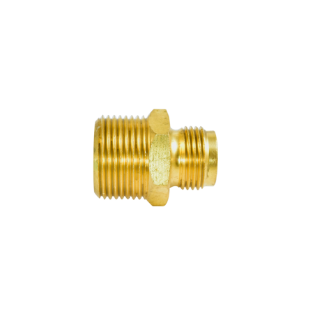 Nipple 1/4" male auf M22 male