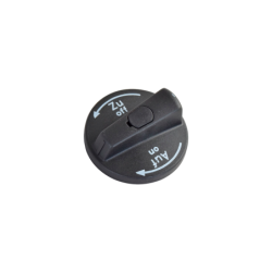 Rotary push button with cap for chemical